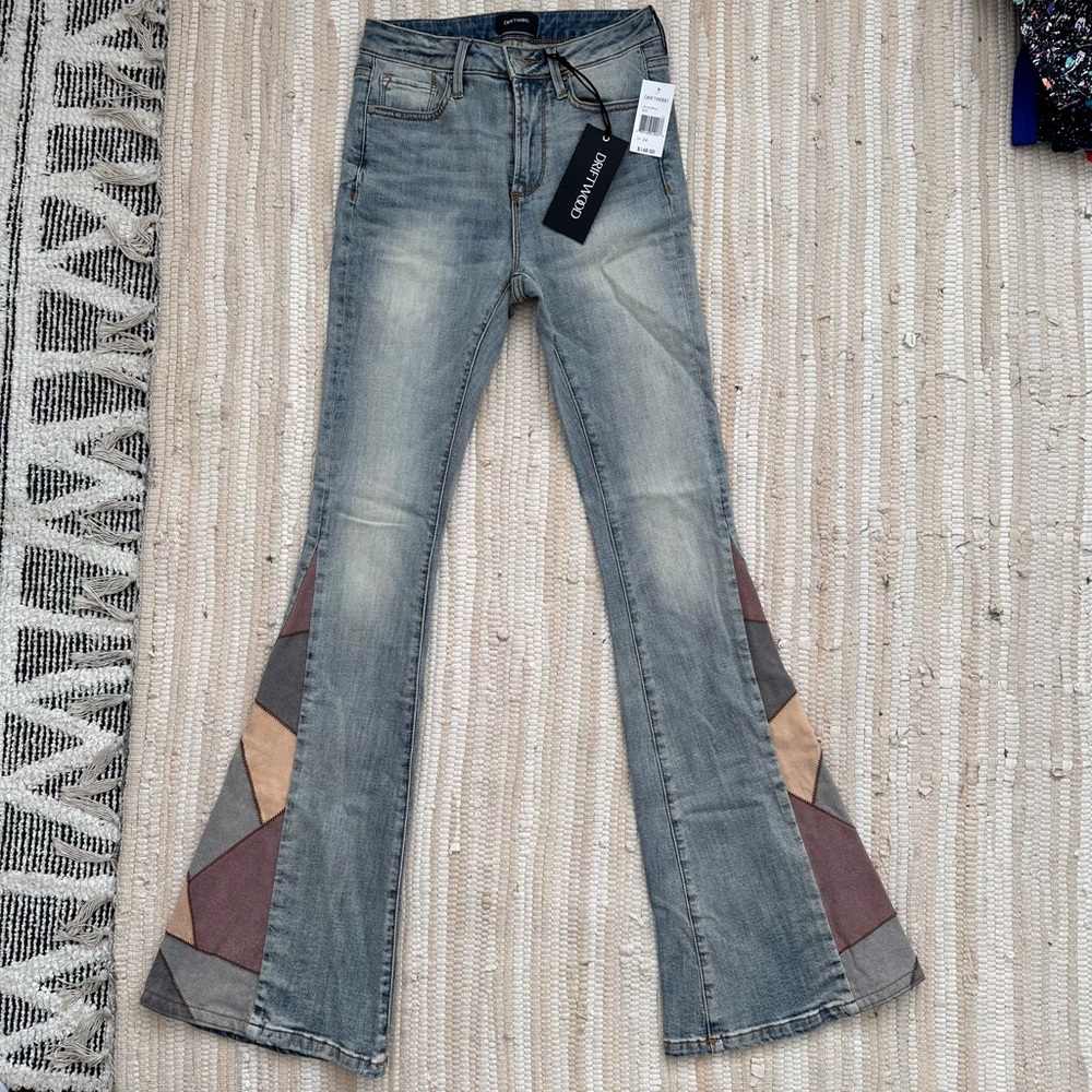 Driftwood brand farrah flare jeans NWOT